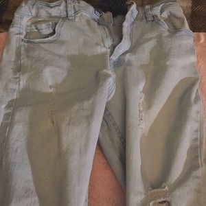 Light blue Ripped jeans